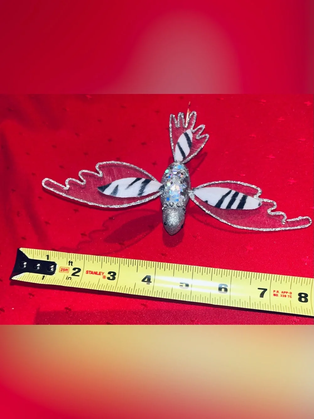 Decorative Silver Bird Clip